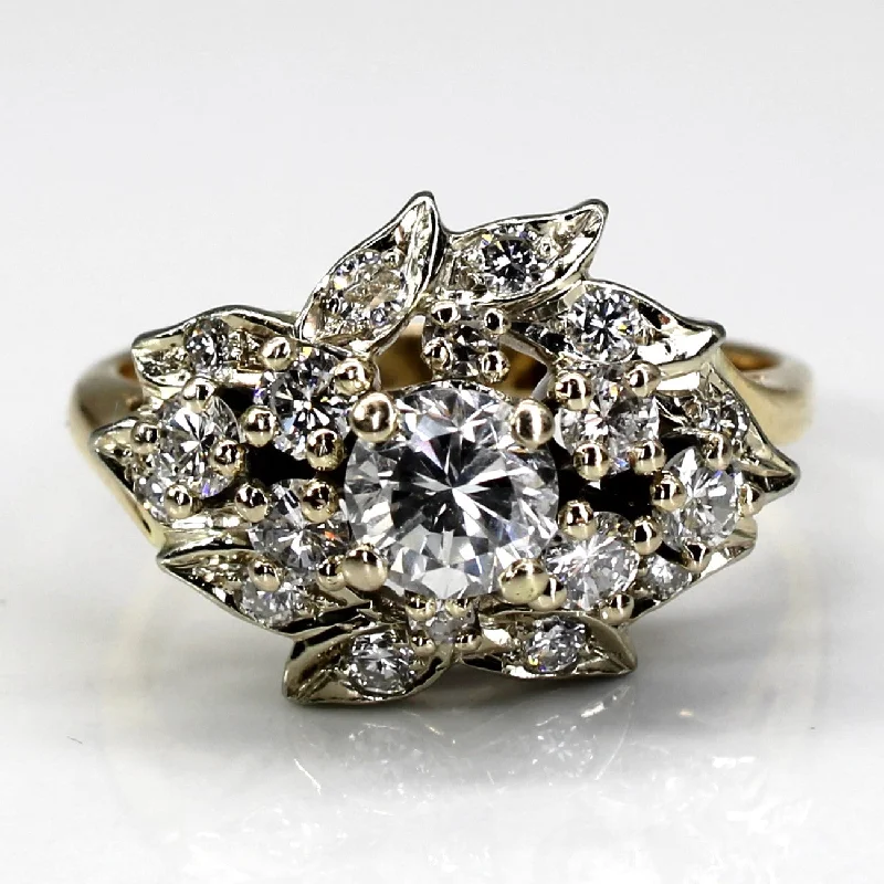 Don't Miss These Dazzling Jewelry Discounts Cluster Set Diamond Ring | 1.23ctw VS1 G/H | SZ 8.25 | Don't Miss These Dazzling Jewelry Discounts Cluster Set Diamond Ring | 1.23ctw VS1 G/H | SZ 8.25 |