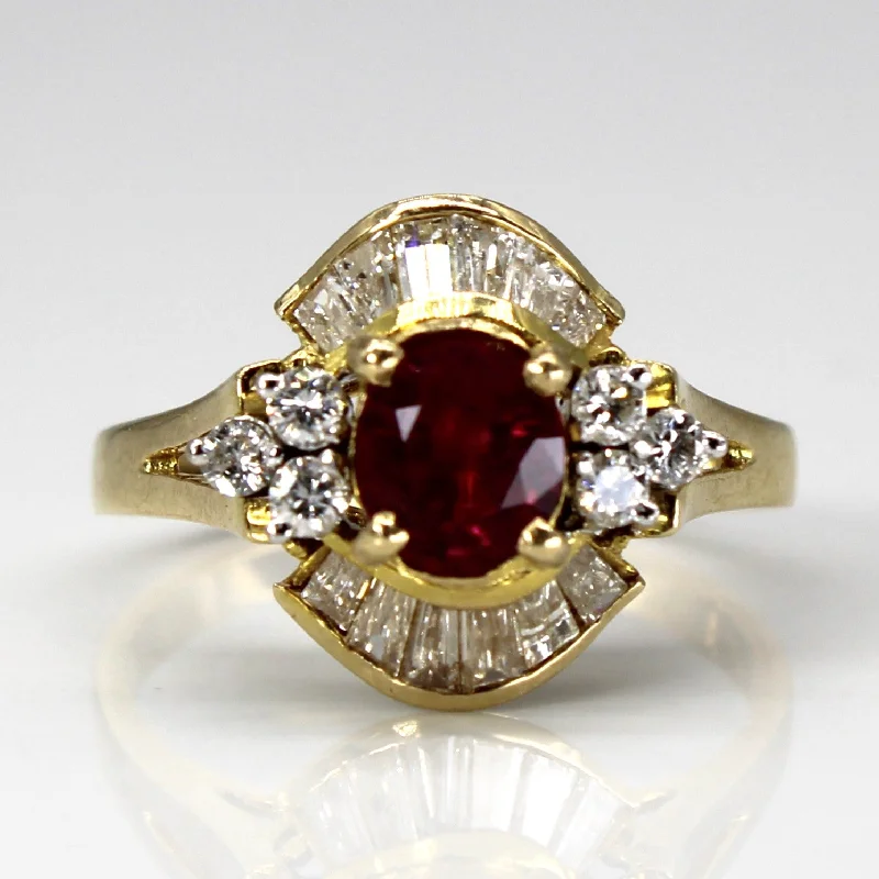 Unbeatable Offers On Luxury And Everyday Jewelry Ruby and Diamond Cluster 14k Ring | 1.03ct, 0.54 ctw,| SZ 6.75 | Unbeatable Offers On Luxury And Everyday Jewelry Ruby and Diamond Cluster 14k Ring | 1.03ct, 0.54 ctw,| SZ 6.75 |