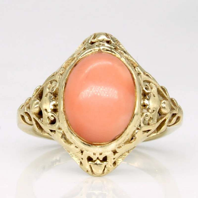 The Perfect Accessory For Less – Jewelry Sale Live Coral Art Deco Style Ring | 2.50ct | SZ 3.25 | The Perfect Accessory For Less – Jewelry Sale Live Coral Art Deco Style Ring | 2.50ct | SZ 3.25 |