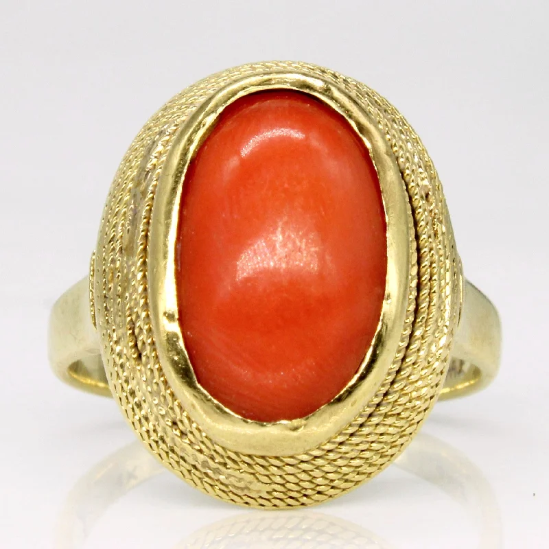 Big Discounts On Elegant Jewelry Collections Coral Cocktail Ring | 3.00ct | SZ 5.5 | Big Discounts On Elegant Jewelry Collections Coral Cocktail Ring | 3.00ct | SZ 5.5 |