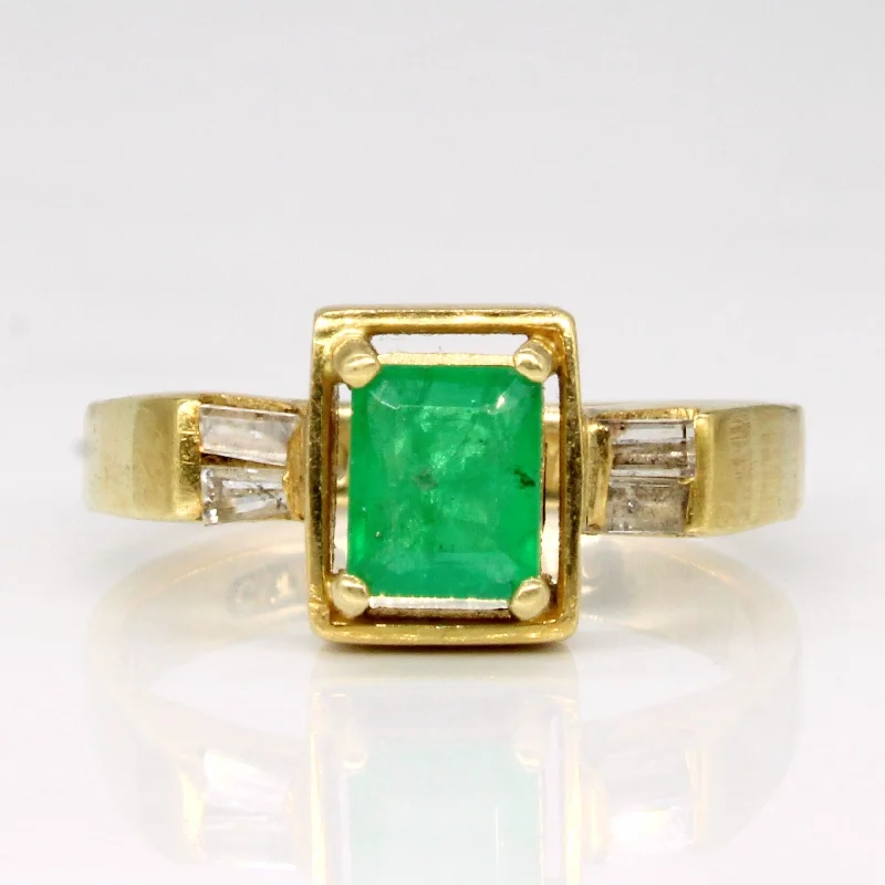 Bestselling Jewelry At Special Promotional Rates Emerald & Diamond Ring | 0.40ct, 0.10ctw | SZ 4.25 | Bestselling Jewelry At Special Promotional Rates Emerald & Diamond Ring | 0.40ct, 0.10ctw | SZ 4.25 |