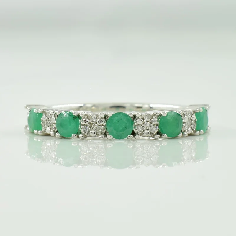 Last Chance To Shop High-End Jewelry At Markdown Prices Emerald & Multi Cluster Diamond Ring | 0.50ctw, 0.06ctw | SZ 6.25 | Last Chance To Shop High-End Jewelry At Markdown Prices Emerald & Multi Cluster Diamond Ring | 0.50ctw, 0.06ctw | SZ 6.25 |