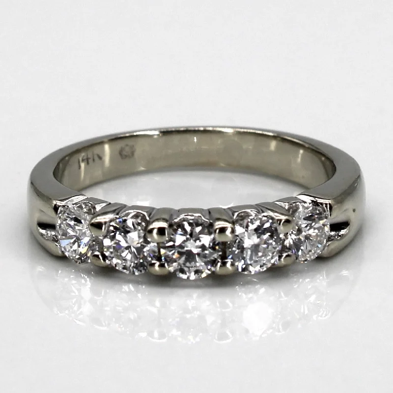 Exclusive Jewelry Sale – Sparkle For Less Five Stone Diamond Band | 0.55ctw | SZ 7.25 | Exclusive Jewelry Sale – Sparkle For Less Five Stone Diamond Band | 0.55ctw | SZ 7.25 |