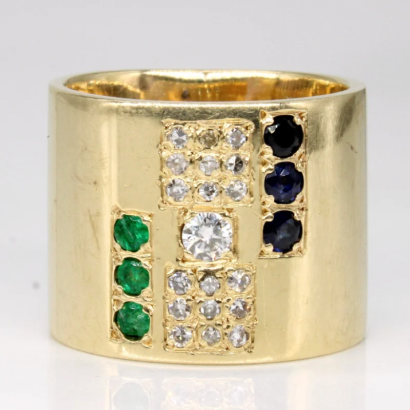 Jewelry Clearance Sale – Final Reductions Flush Set Multi Gem Ring | 0.58ctw | SZ 6.75 | Jewelry Clearance Sale – Final Reductions Flush Set Multi Gem Ring | 0.58ctw | SZ 6.75 |