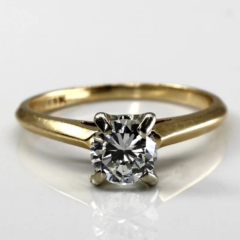 Limited-Time Offer On Elegant Jewelry Pieces Four Prong Solitaire Diamond Ring | 0.73ct SI1 H/I | SZ 7 | Limited-Time Offer On Elegant Jewelry Pieces Four Prong Solitaire Diamond Ring | 0.73ct SI1 H/I | SZ 7 |