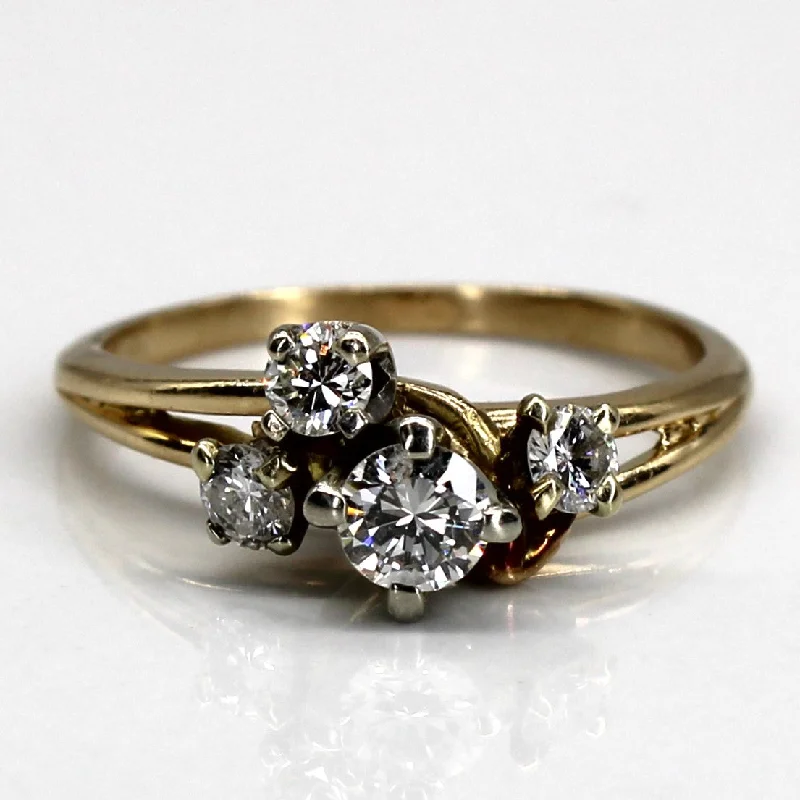 Limited-Time Offer On Elegant Jewelry Pieces Four Stone Diamond Ring | 0.55ctw | SZ 6.75 | Limited-Time Offer On Elegant Jewelry Pieces Four Stone Diamond Ring | 0.55ctw | SZ 6.75 |