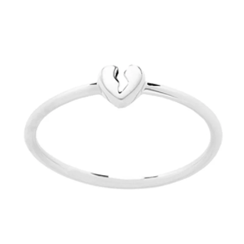 Elegant Jewelry Pieces At Unbelievable Prices Karen Walker Broken Heart Ring - Sterling Silver Elegant Jewelry Pieces At Unbelievable Prices Karen Walker Broken Heart Ring - Sterling Silver