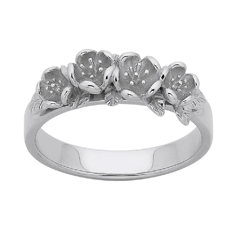 Flash Sale On Exquisite Jewelry – Don't Miss Out Karen Walker Flower Wreath Ring - Sterling Silver Flash Sale On Exquisite Jewelry – Don't Miss Out Karen Walker Flower Wreath Ring - Sterling Silver