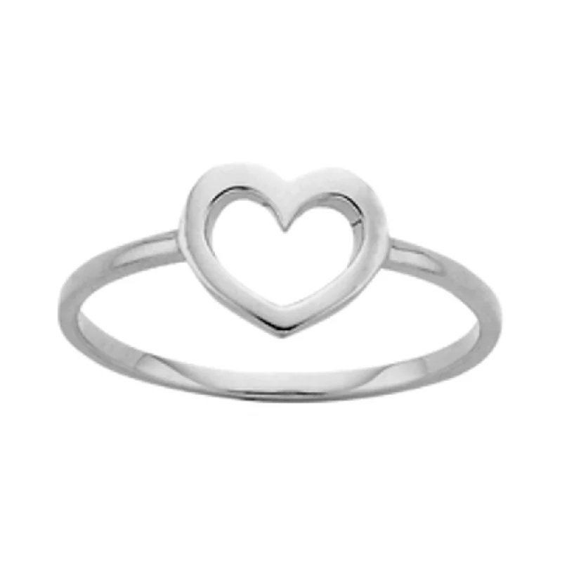 Fashion-Forward Jewelry At Incredible Prices Karen Walker Mini Heart Ring - Sterling Silver Fashion-Forward Jewelry At Incredible Prices Karen Walker Mini Heart Ring - Sterling Silver