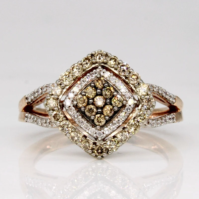 Elevate Your Jewelry Collection With Limited-Time Savings Light Brown Diamond Cluster Ring | 0.45ctw | SZ 7 | Elevate Your Jewelry Collection With Limited-Time Savings Light Brown Diamond Cluster Ring | 0.45ctw | SZ 7 |