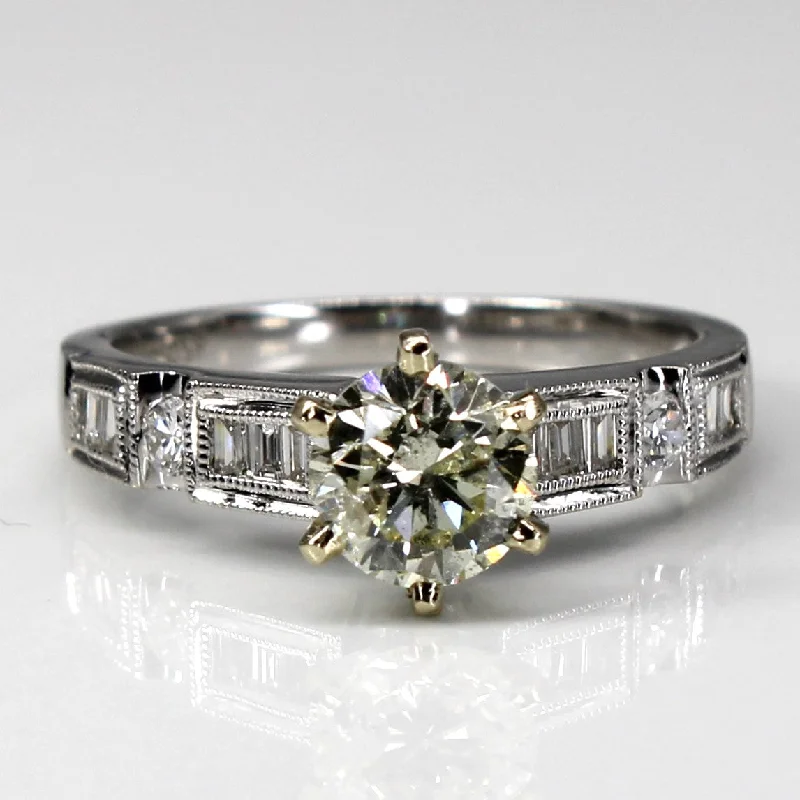 Special Deals On Handcrafted And Designer Jewelry Milgrain Detail Diamond Engagement Ring | 1.19ctw I2 L/M | SZ 6.75 | Special Deals On Handcrafted And Designer Jewelry Milgrain Detail Diamond Engagement Ring | 1.19ctw I2 L/M | SZ 6.75 |
