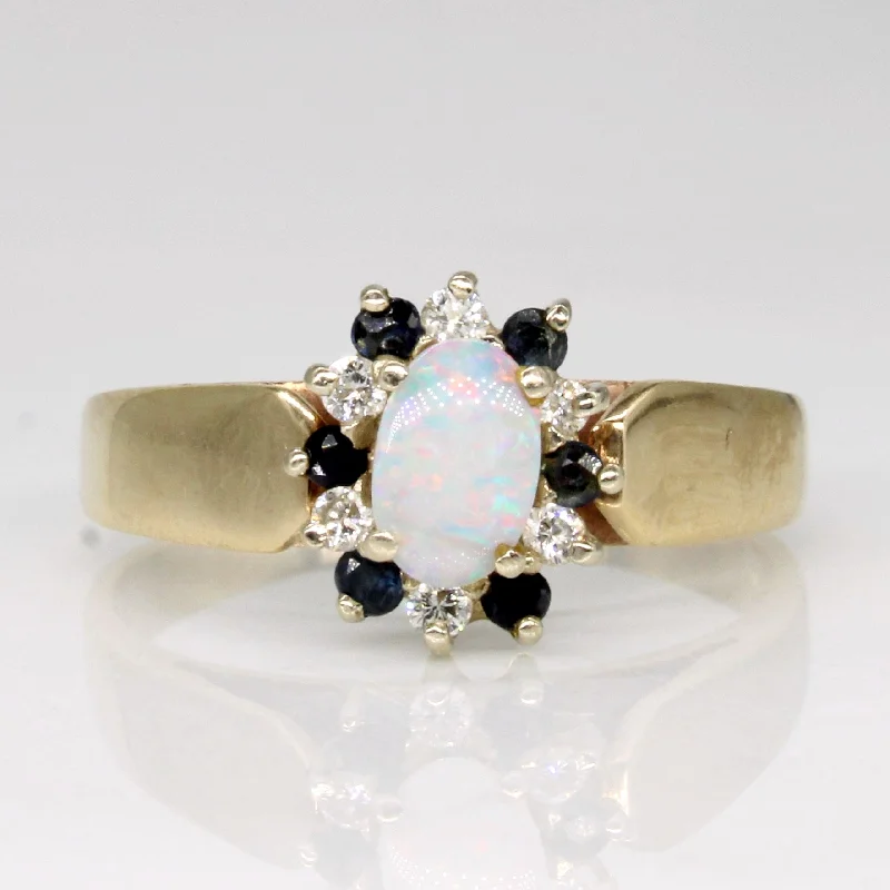 Grab Stylish Jewelry Before The Sale Ends Multi Gem Halo Ring | 0.38ctw | SZ 6.75 | Grab Stylish Jewelry Before The Sale Ends Multi Gem Halo Ring | 0.38ctw | SZ 6.75 |