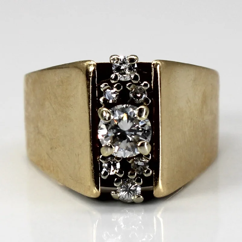 Affordable Glamour – Premium Jewelry At Special Prices Offset Cluster Diamond Ring | 0.70ctw VS2 I/J | SZ 7 | Affordable Glamour – Premium Jewelry At Special Prices Offset Cluster Diamond Ring | 0.70ctw VS2 I/J | SZ 7 |