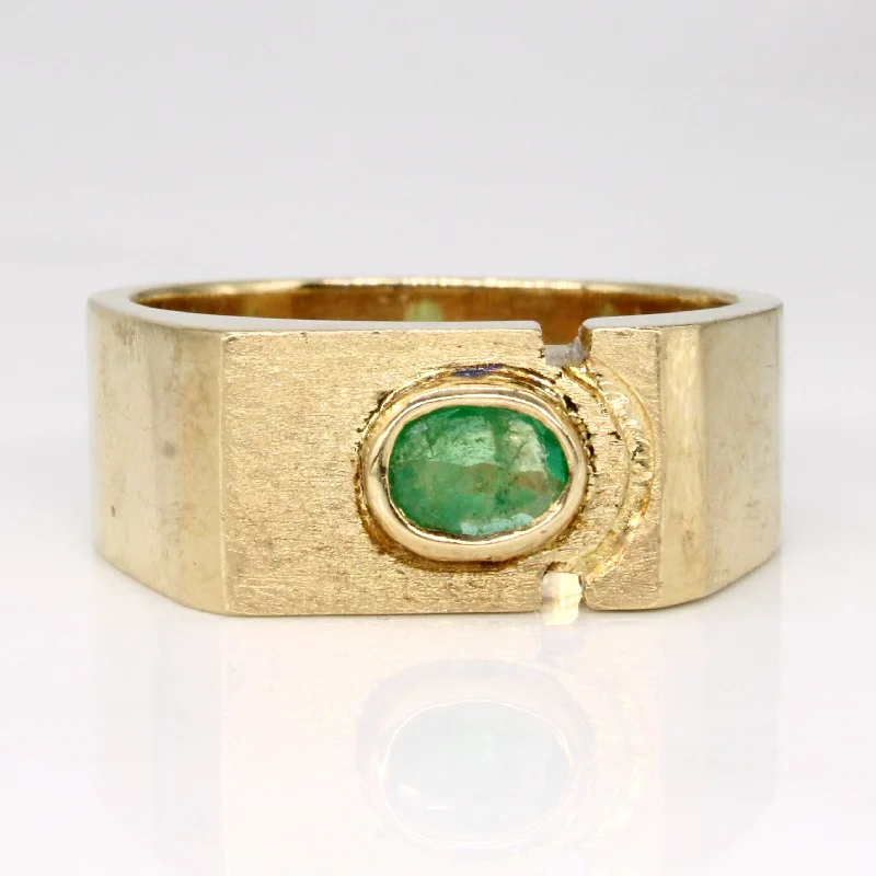 Grab Your Dream Jewelry At The Lowest Prices 10k Yellow Gold Oval Cut Emerald Ring | 0.27ct | SZ 9.75 | Grab Your Dream Jewelry At The Lowest Prices 10k Yellow Gold Oval Cut Emerald Ring | 0.27ct | SZ 9.75 |