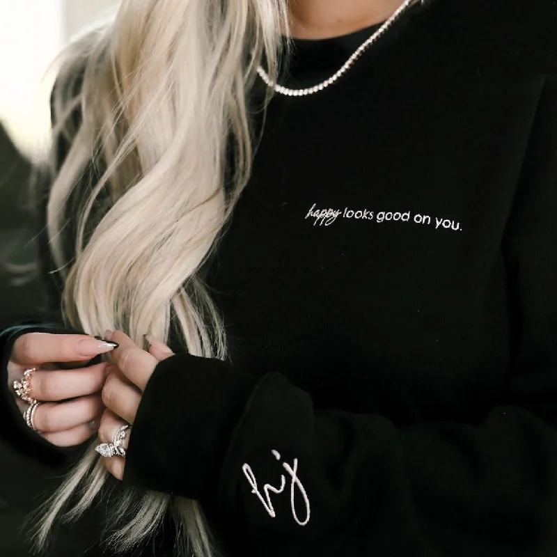 Premium Jewelry Now Available At Special Discounts Happy Looks Good On You Sweatshirt Premium Jewelry Now Available At Special Discounts Happy Looks Good On You Sweatshirt