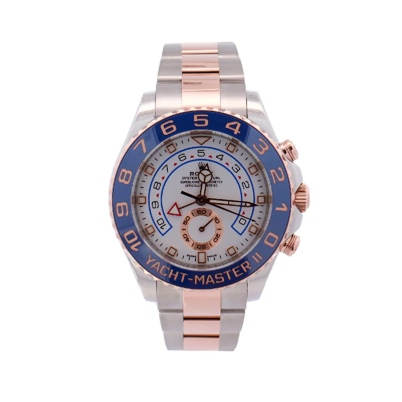 Elegant Jewelry Pieces At Unbelievable Prices Rolex Yacht-Master II Two-Tone Stainless Steel & Rose Gold 44mm White Reference# 116681 Elegant Jewelry Pieces At Unbelievable Prices Rolex Yacht-Master II Two-Tone Stainless Steel & Rose Gold 44mm White Reference# 116681