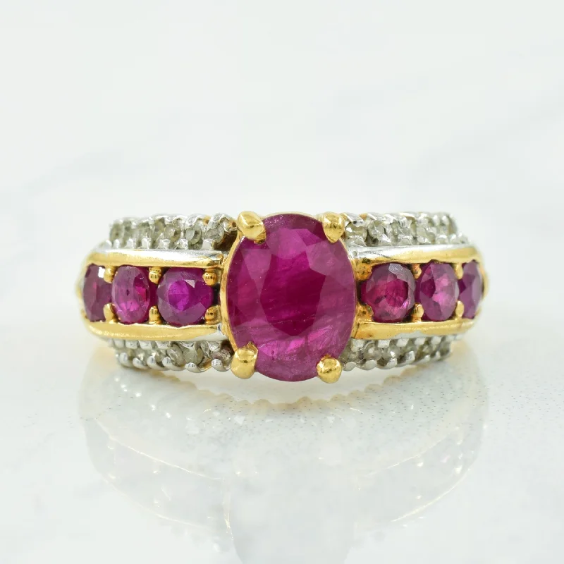 Your Perfect Accessory Now At The Best Price Ruby & Diamond Ring | 1.78ctw, 0.78ctw | SZ 6.75 | Your Perfect Accessory Now At The Best Price Ruby & Diamond Ring | 1.78ctw, 0.78ctw | SZ 6.75 |