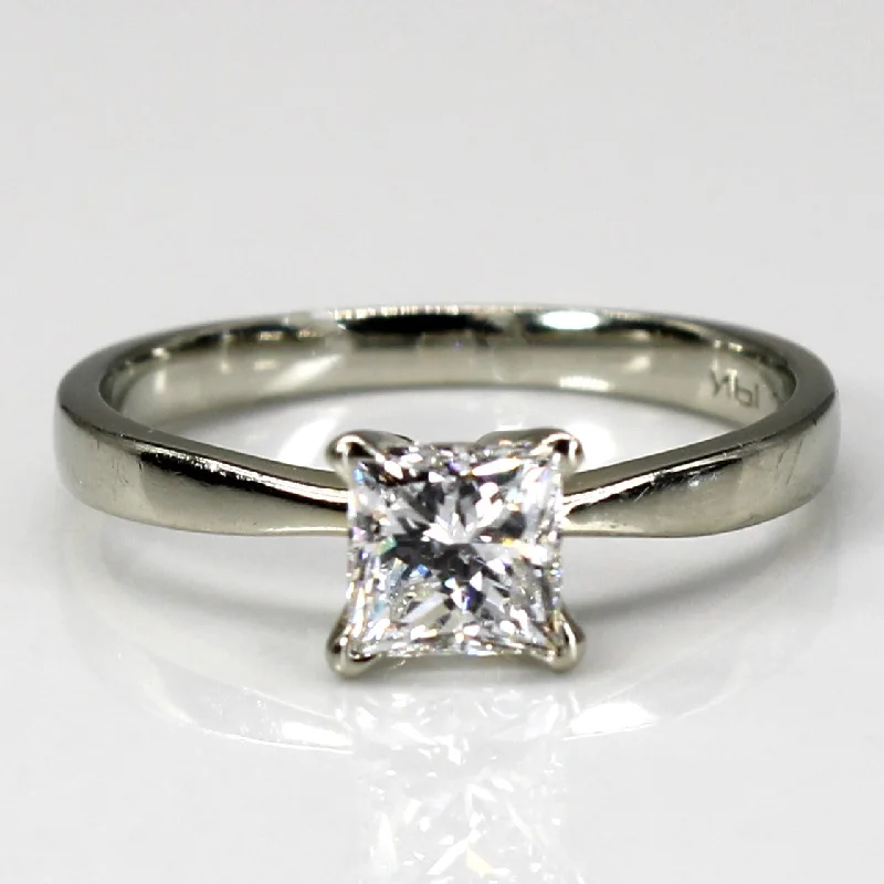 Huge Savings On Timeless Jewelry Collections Solitaire Princess Diamond Engagement Ring | 0.67ct SI1 G/H | SZ 5.5 | Huge Savings On Timeless Jewelry Collections Solitaire Princess Diamond Engagement Ring | 0.67ct SI1 G/H | SZ 5.5 |