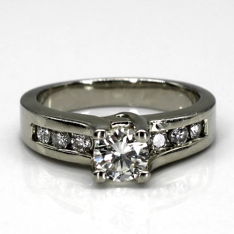 Limited-Stock Jewelry Sale – Shop Before It's Gone Solitaire with Accents Diamond Ring | 0.78ctw SI1/SI2 H/I | SZ 6.5 | Limited-Stock Jewelry Sale – Shop Before It's Gone Solitaire with Accents Diamond Ring | 0.78ctw SI1/SI2 H/I | SZ 6.5 |