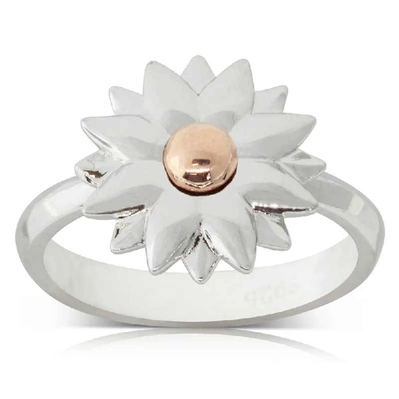 Exclusive Online Jewelry Sale – Don't Wait Sterling Silver & Rose Gold Plated Dahlia Ring Exclusive Online Jewelry Sale – Don't Wait Sterling Silver & Rose Gold Plated Dahlia Ring