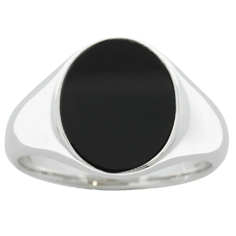 Flash Sale On Exquisite Jewelry – Don't Miss Out Sterling Silver Oval Onyx Signet Ring Flash Sale On Exquisite Jewelry – Don't Miss Out Sterling Silver Oval Onyx Signet Ring