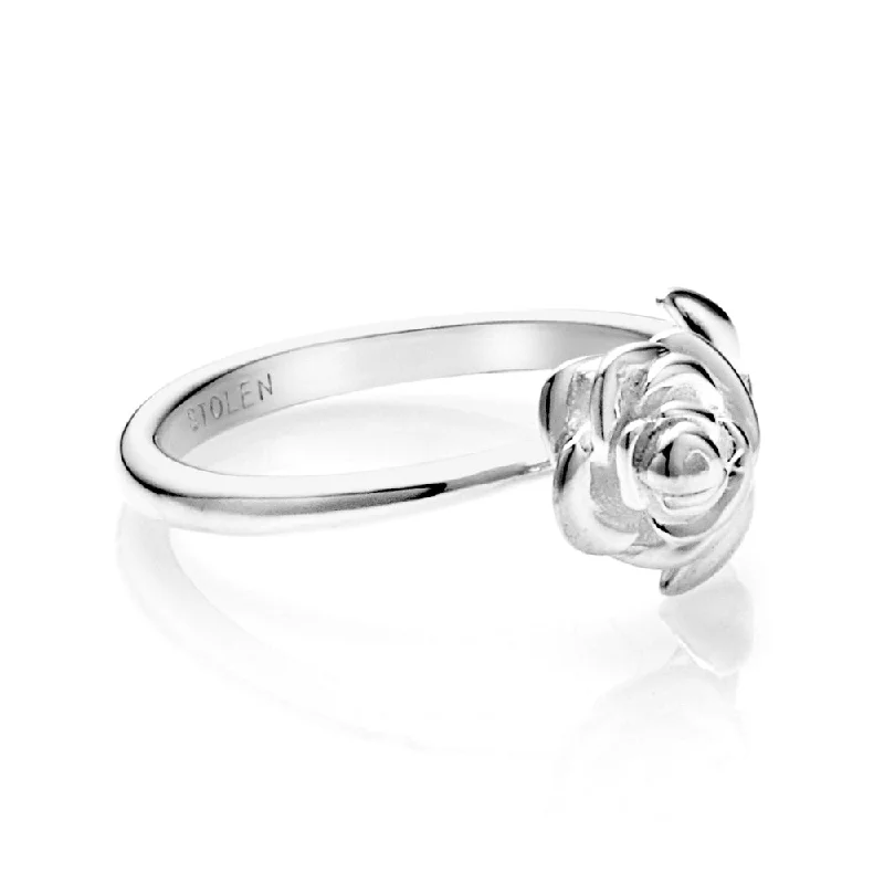 Celebrate Every Occasion With Sparkling Savings Stolen Girlfriends Club Stem Rose Ring Celebrate Every Occasion With Sparkling Savings Stolen Girlfriends Club Stem Rose Ring