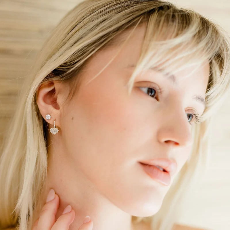 Handcrafted Beauty At Affordable Prices Sweetheart Baguette Diamond Dangle Earrings Handcrafted Beauty At Affordable Prices Sweetheart Baguette Diamond Dangle Earrings