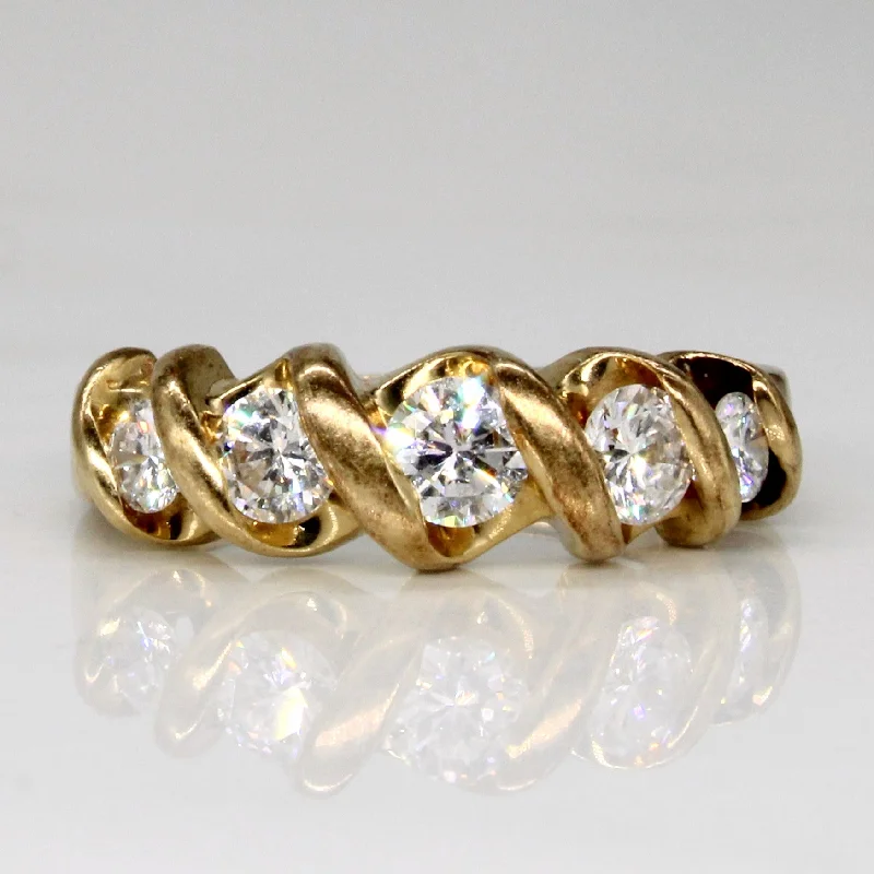 Elegant Necklaces And Bracelets At Limited-Time Offers Tension Set Diamond Ring | 0.65ctw | SZ 4.5 | Elegant Necklaces And Bracelets At Limited-Time Offers Tension Set Diamond Ring | 0.65ctw | SZ 4.5 |