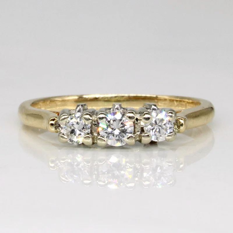 Once-A-Year Jewelry Sale – Grab Your Favorites Now Three Stone Diamond Ring | 0.24ctw | SZ 4.75 | Once-A-Year Jewelry Sale – Grab Your Favorites Now Three Stone Diamond Ring | 0.24ctw | SZ 4.75 |