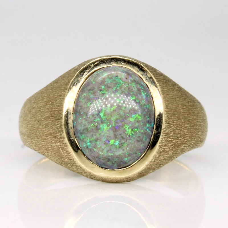 Special Sale On Handcrafted Jewelry – Shop Today Treated Black Opal Ring | 2.10ct | SZ 9 | Special Sale On Handcrafted Jewelry – Shop Today Treated Black Opal Ring | 2.10ct | SZ 9 |