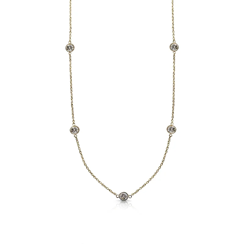 Exclusive Gemstone Jewelry At Special Prices 14k Yellow Gold Dainty Diamond Necklace Exclusive Gemstone Jewelry At Special Prices 14k Yellow Gold Dainty Diamond Necklace