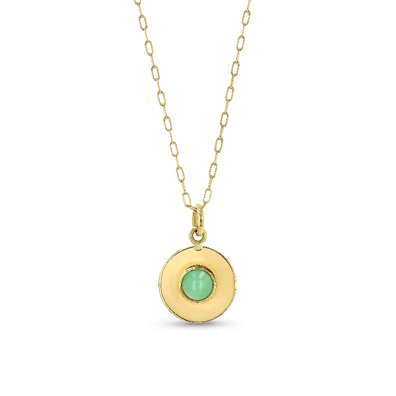 Bestselling Jewelry Now On Sale – Elevate Your Look Light Disc Necklace - Chyrsoprase Bestselling Jewelry Now On Sale – Elevate Your Look Light Disc Necklace - Chyrsoprase