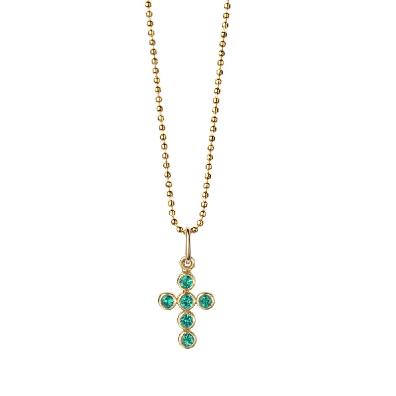 Get Ready To Sparkle – Special Jewelry Discounts Lotto Cross with Emeralds Necklace Get Ready To Sparkle – Special Jewelry Discounts Lotto Cross with Emeralds Necklace
