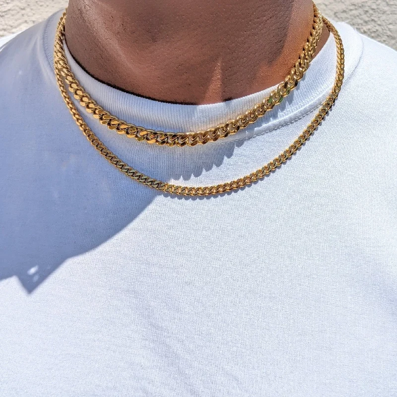 Elevate Your Jewelry Collection With Limited-Time Savings Men's Gold Double Cuban Necklace Sets Elevate Your Jewelry Collection With Limited-Time Savings Men's Gold Double Cuban Necklace Sets