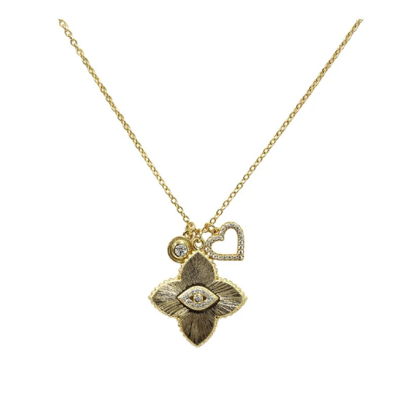 Seasonal Jewelry Sale – Upgrade Your Style Today "MOROCCAN EVIL EYE" Flower Charm Necklace Seasonal Jewelry Sale – Upgrade Your Style Today "MOROCCAN EVIL EYE" Flower Charm Necklace
