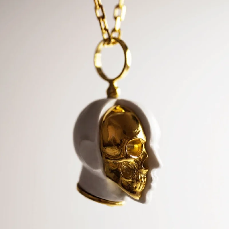 Elegant Necklaces And Bracelets At Limited-Time Offers Oracle Skull pendant - white Elegant Necklaces And Bracelets At Limited-Time Offers Oracle Skull pendant - white