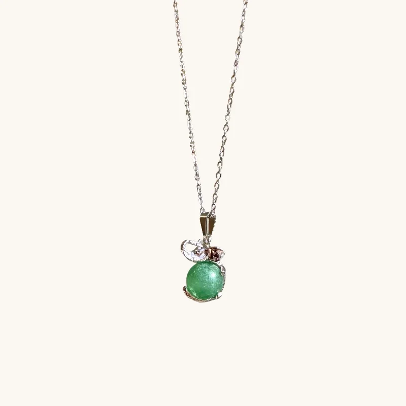 Elegant Jewelry At Unbeatable Offers – Shop Before It's Gone Silver Elephant Green Jade Crystal Ball Necklace Elegant Jewelry At Unbeatable Offers – Shop Before It's Gone Silver Elephant Green Jade Crystal Ball Necklace