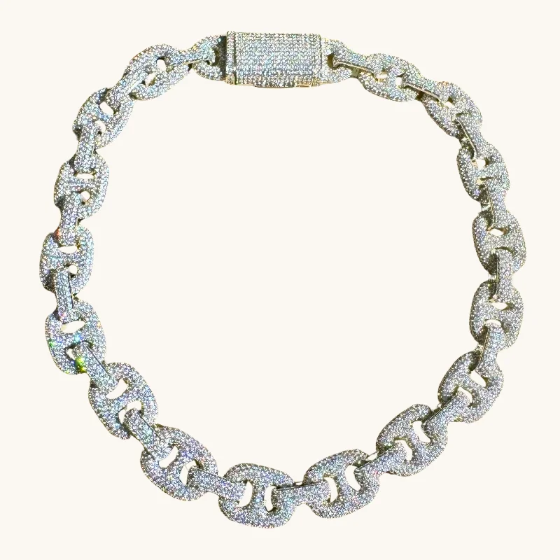 Adjustable Charm Bracelets For A Perfect Fit Silver Icy Bold Link Diamond Necklace Adjustable Charm Bracelets For A Perfect Fit Silver Icy Bold Link Diamond Necklace