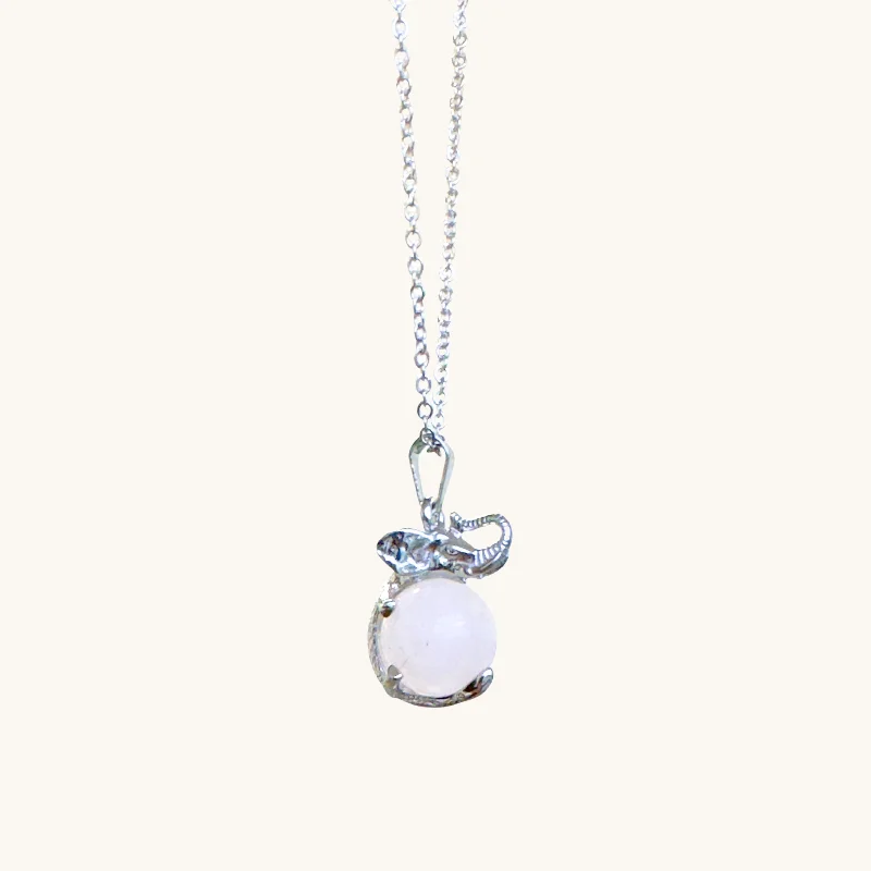 Luxury Jewelry Clearance – Shop Premium Styles Now Silver Rose Quartz Elephant Necklace Luxury Jewelry Clearance – Shop Premium Styles Now Silver Rose Quartz Elephant Necklace