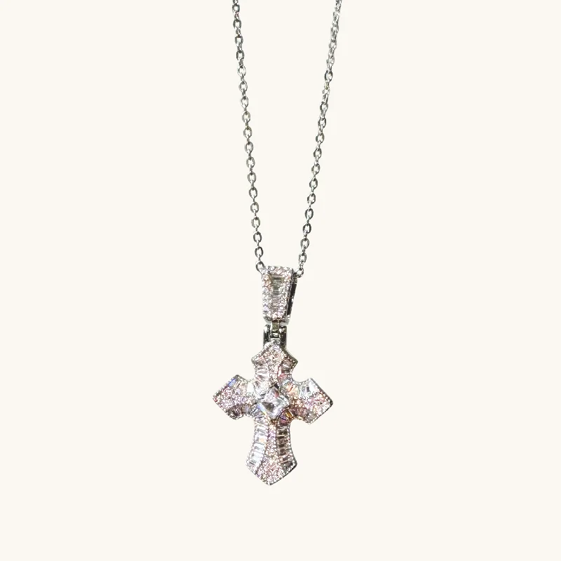Luxury Meets Affordability – Jewelry Sale Live Now Silver Victorian Crystal Cross Necklace Luxury Meets Affordability – Jewelry Sale Live Now Silver Victorian Crystal Cross Necklace