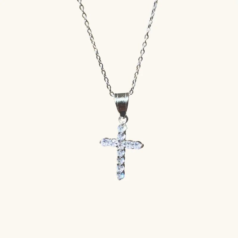 Luxury Jewelry Sale – Elegant Styles At Unbeatable Prices Silver Diamond Cross Necklace Luxury Jewelry Sale – Elegant Styles At Unbeatable Prices Silver Diamond Cross Necklace
