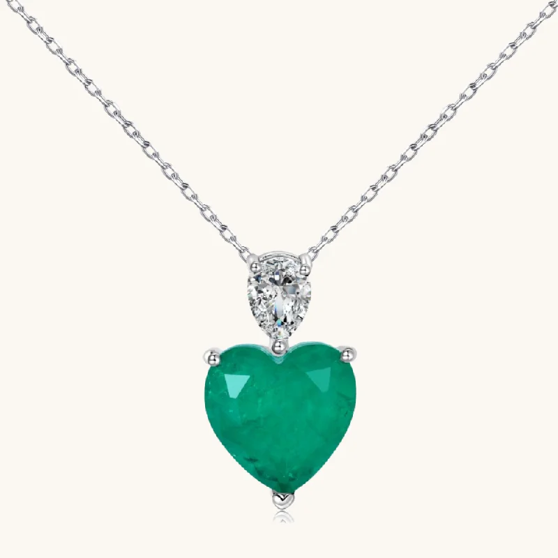 Jewelry Sale – Exclusive Styles At Lower Prices Sterling Silver Emerald Heart Necklace Jewelry Sale – Exclusive Styles At Lower Prices Sterling Silver Emerald Heart Necklace