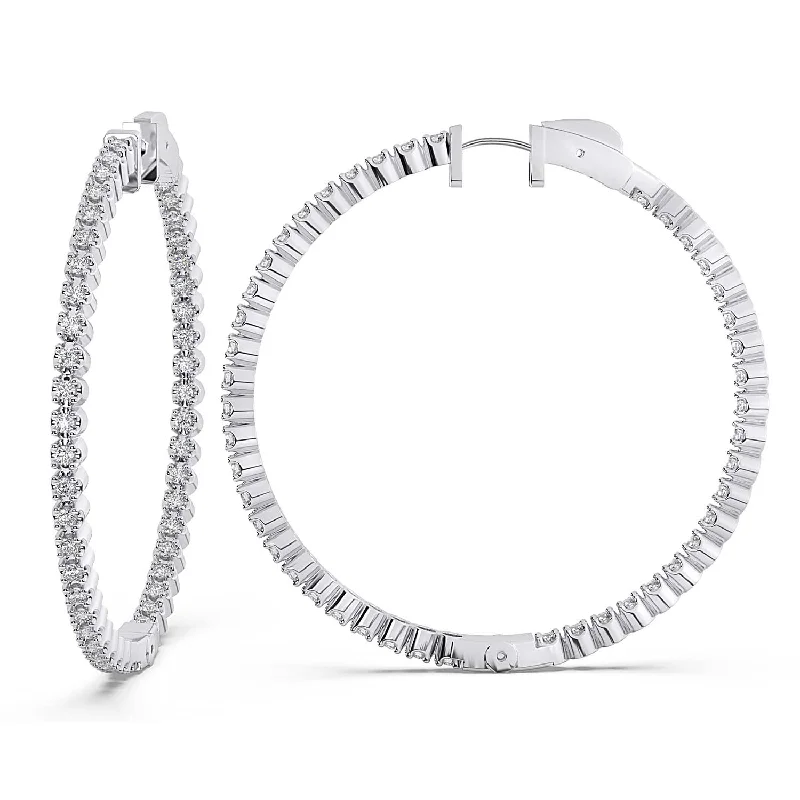 Exclusive Jewelry Sale – Grab Timeless Pieces Now 1 1/2 CTW INSIDE-OUT HOOP EARRINGS Exclusive Jewelry Sale – Grab Timeless Pieces Now 1 1/2 CTW INSIDE-OUT HOOP EARRINGS