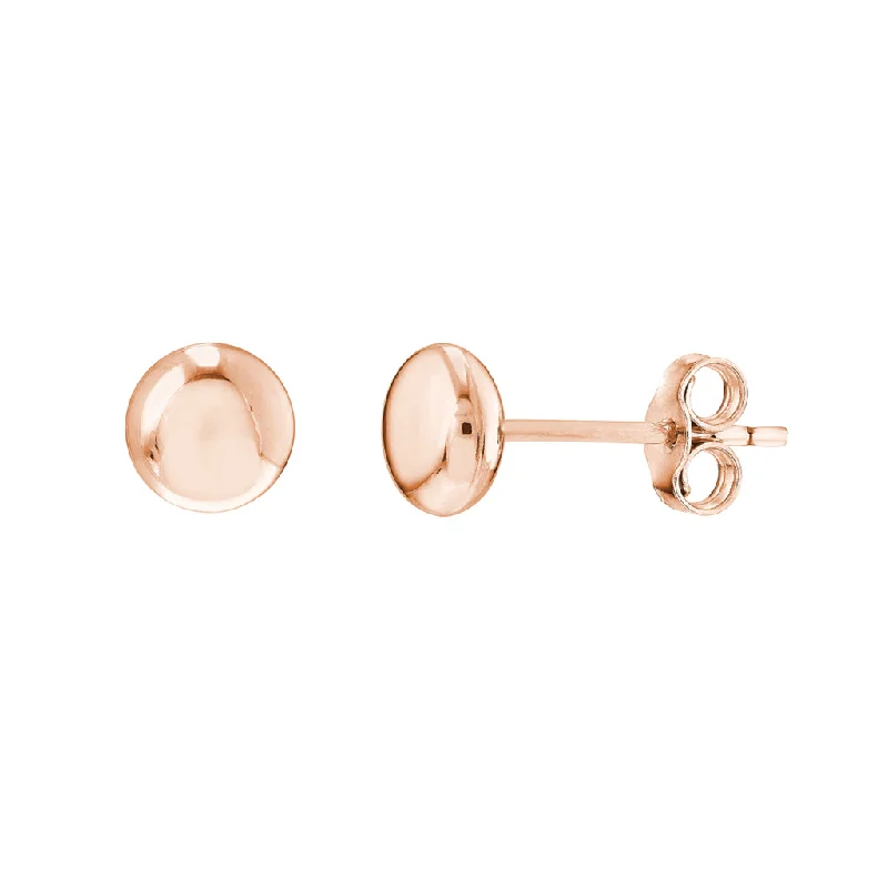 Exclusive Savings On Timeless Jewelry Pieces 14K Rose Gold 5.5mm Flat Round Pebble Earrings Exclusive Savings On Timeless Jewelry Pieces 14K Rose Gold 5.5mm Flat Round Pebble Earrings