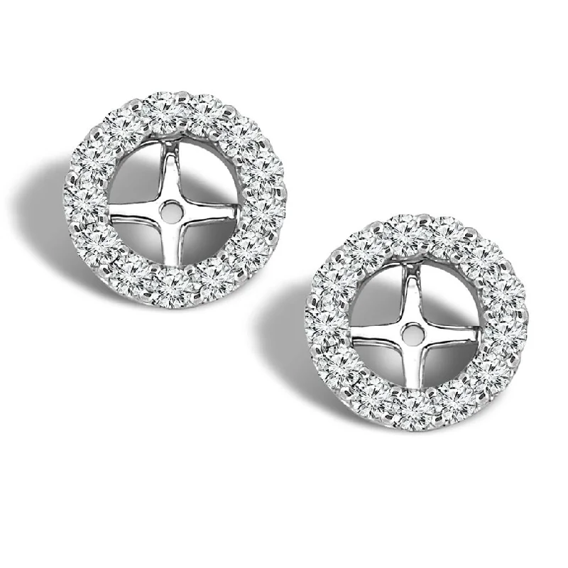 Affordable Luxury Jewelry For Every Occasion 14K White Gold Diamond Earrings Jackets Affordable Luxury Jewelry For Every Occasion 14K White Gold Diamond Earrings Jackets