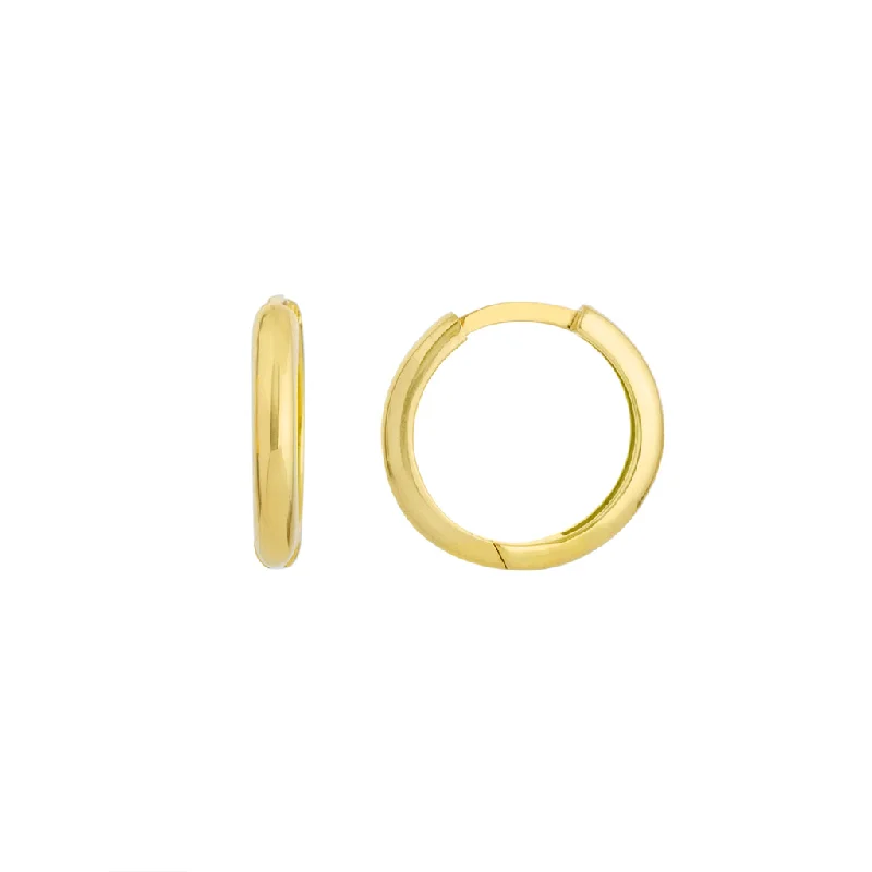 Shine Bright With Our Special Jewelry Promotions 14K Yellow Gold Medium Huggie Earrings Shine Bright With Our Special Jewelry Promotions 14K Yellow Gold Medium Huggie Earrings