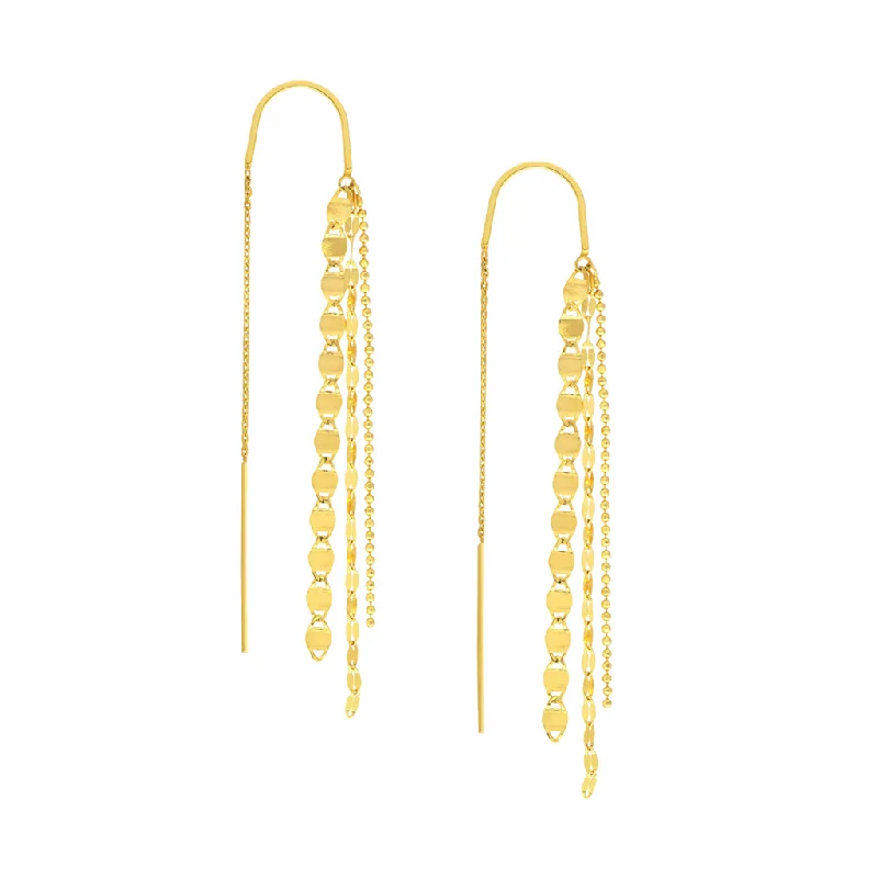 Luxury Jewelry Clearance – Shop Premium Styles Now 14K Yellow Gold Multi Chain Dangle Threader Earring Luxury Jewelry Clearance – Shop Premium Styles Now 14K Yellow Gold Multi Chain Dangle Threader Earring