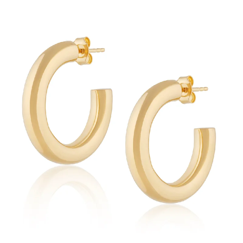 Elegant Jewelry At Unbeatable Prices – Shop Today 14K Yellow Gold Overlay Tube Hoops Elegant Jewelry At Unbeatable Prices – Shop Today 14K Yellow Gold Overlay Tube Hoops