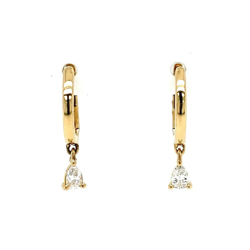 Seasonal Jewelry Sale – Upgrade Your Collection 14K Yellow Gold Pear Diamond Drop Huggie Earrings Seasonal Jewelry Sale – Upgrade Your Collection 14K Yellow Gold Pear Diamond Drop Huggie Earrings