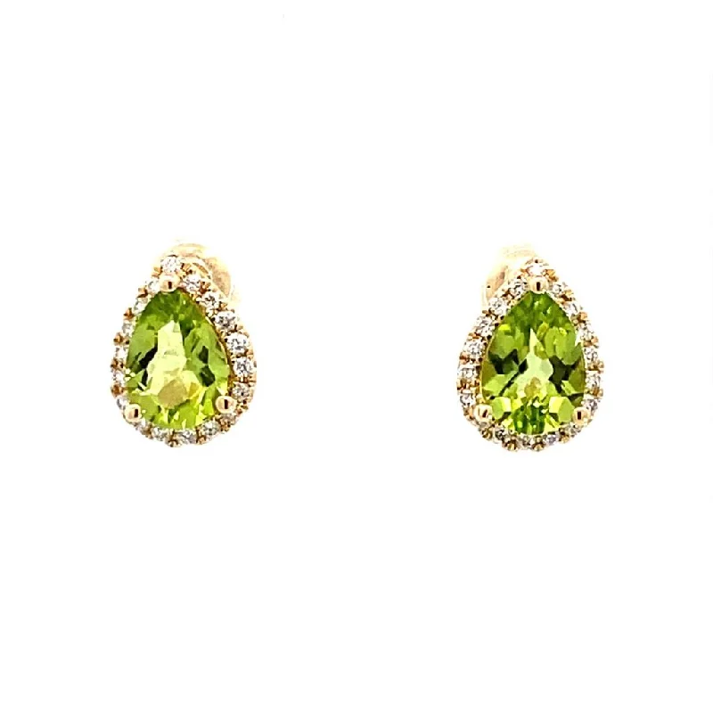 Exclusive Jewelry Discounts – Shop Now For Savings 14K Yellow Gold Peridot And Diamond Halo Earrings Exclusive Jewelry Discounts – Shop Now For Savings 14K Yellow Gold Peridot And Diamond Halo Earrings